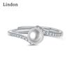 Классическое кольцо Lindon из медного сплава с цирконием, женские ювелирные изделия, свадебный подарок для вечеринки