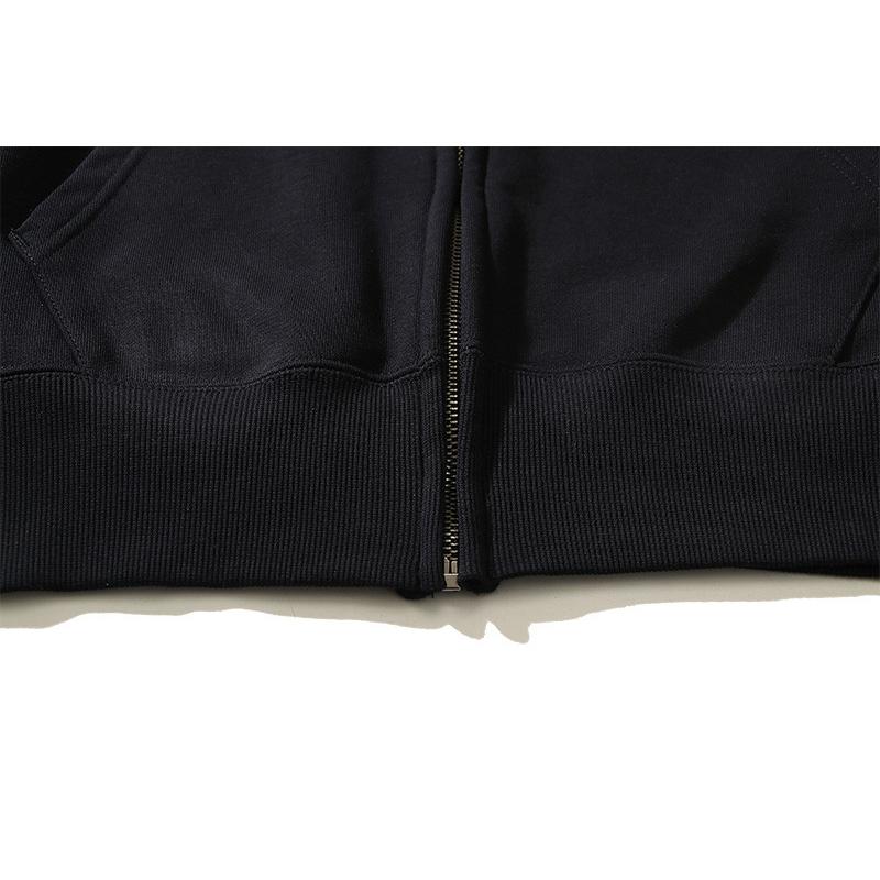 1302 Off-White 2025 Autumn/Winter New OW Hollow Graffiti Arrow Pattern Printed Men's and Women's Zipper Hoodie