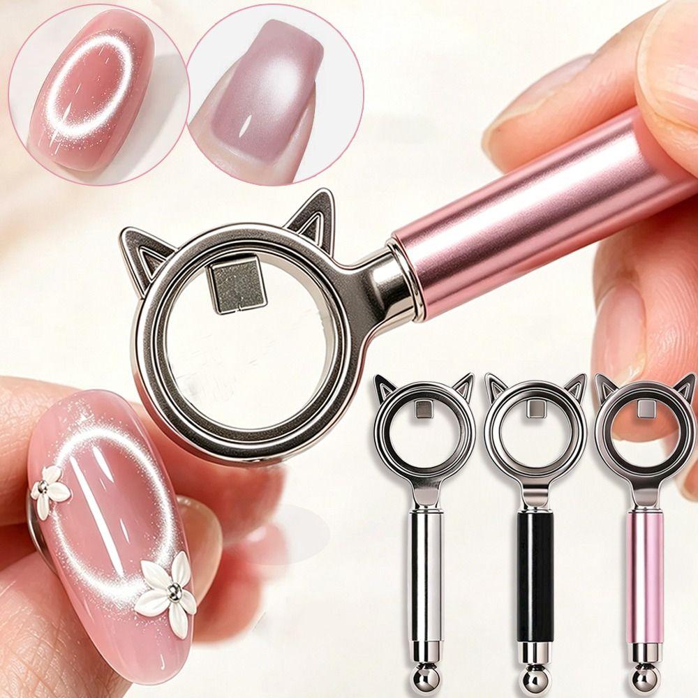 Uniform Magnetic Force Hollow Out Cat Eye Magnet Manicure Tools Can Easily DIY Cat Eye Effect