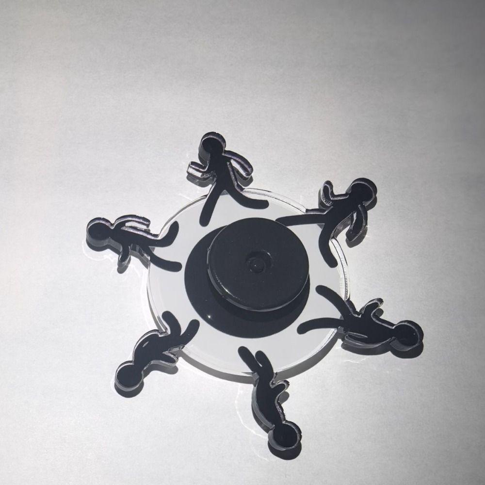 2pcs Stick Man Fidget Spinner Metal Hand Spinning Office Desk Toys Finger Spinner  Kids Toys