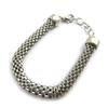 [L9647] - Silver 'Kilimanjaro' Ethnic Bracelet
