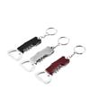 3 In 1 Keychain Beer Bottle Opener Stainless Steel Portable Red Wine Beer Bottle Opener Foil Cutter Corkscrew Kitchen Tool