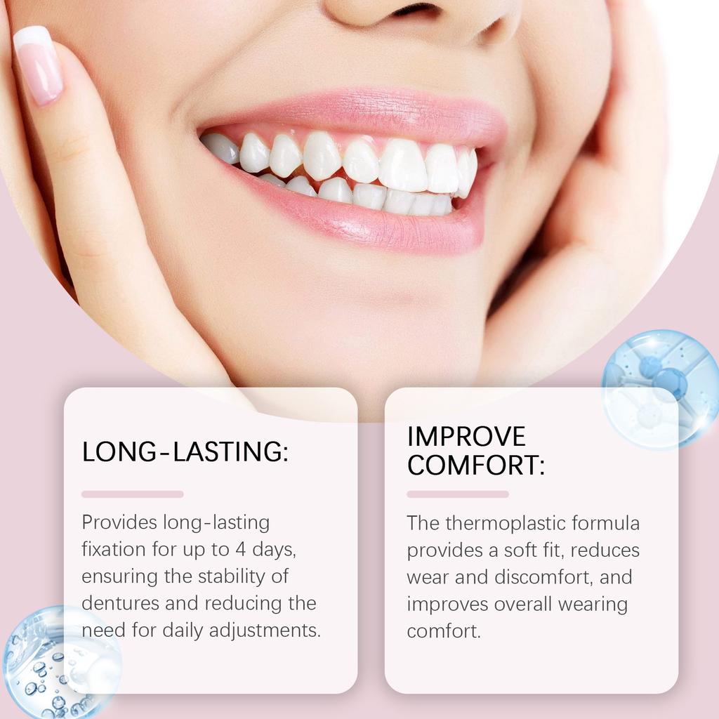 EELHOE denture fixed adhesive thermoplastic fixed dentures modify teeth to improve comfort and beautify teeth