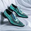 Новые мужские повседневные модельные кожаные туфли, роскошные модные свадебные туфли с крокодиловым узором, оксфорды в британском стиле