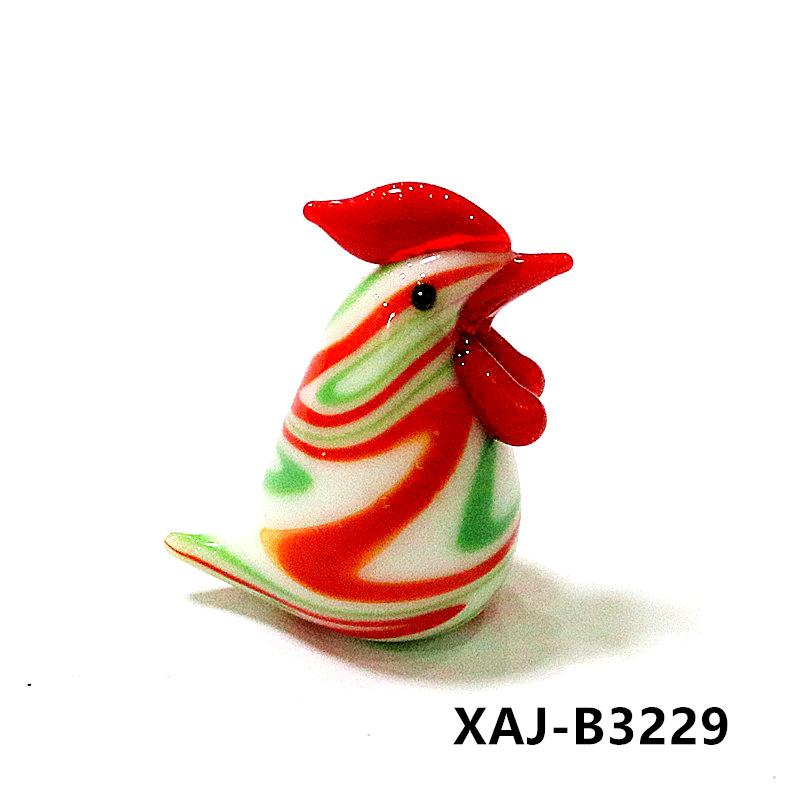 Easter Decor Kawaii Glass Chick Ornaments Cute Animal Mini Figurine for Diy Fairy Garden Dollhouse Home Desk Decoration Supplies