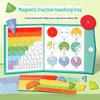 Magnetic Fraction Learning Disk Set: Teaching Aids for Third Grade Addition, Subtraction, and Decomposition