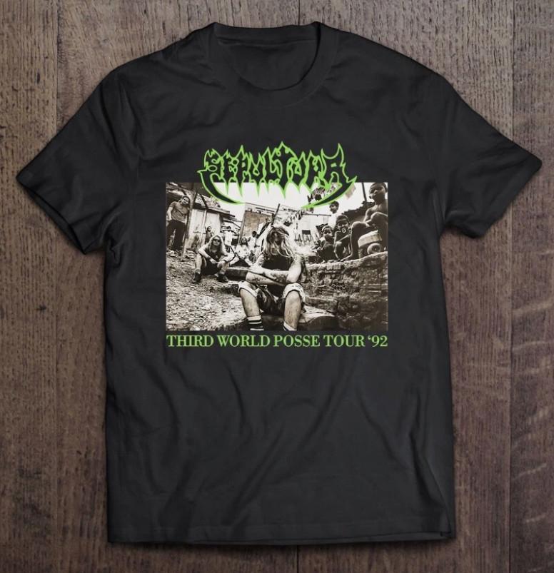 Sepultura Band Heavy Cotton Unisex Black All Size Unisex Shirt Unisex T-Shirt