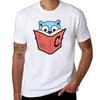 Go C Go Gopher With C Book (Navy) Tshirt Basic Crew Neck Short Sleeve Top