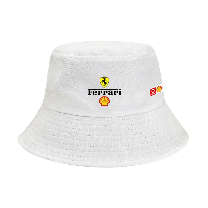 Одежда команды Ferrari F1 Летние повседневные панамы, шляпы от солнца, шляпы-рыбаки для мужчин и женщин Для Ferrari F40 SF90 Scuderia Ferrari