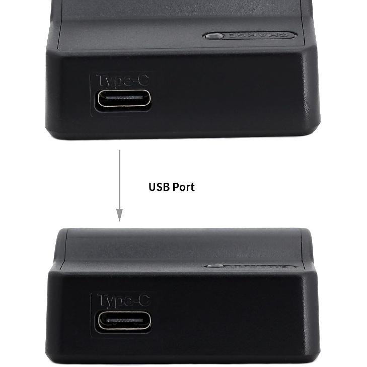 Norifon DMW-BLH7 USB Charger for Panasonic Lumix DMC-GF3, DMC-GF5, DMC-GF6, DMC-GM1, DMC-GX7, DMC-LX100, DMC-TZ101, GX7, LX100, DMC-GM5K Camera and