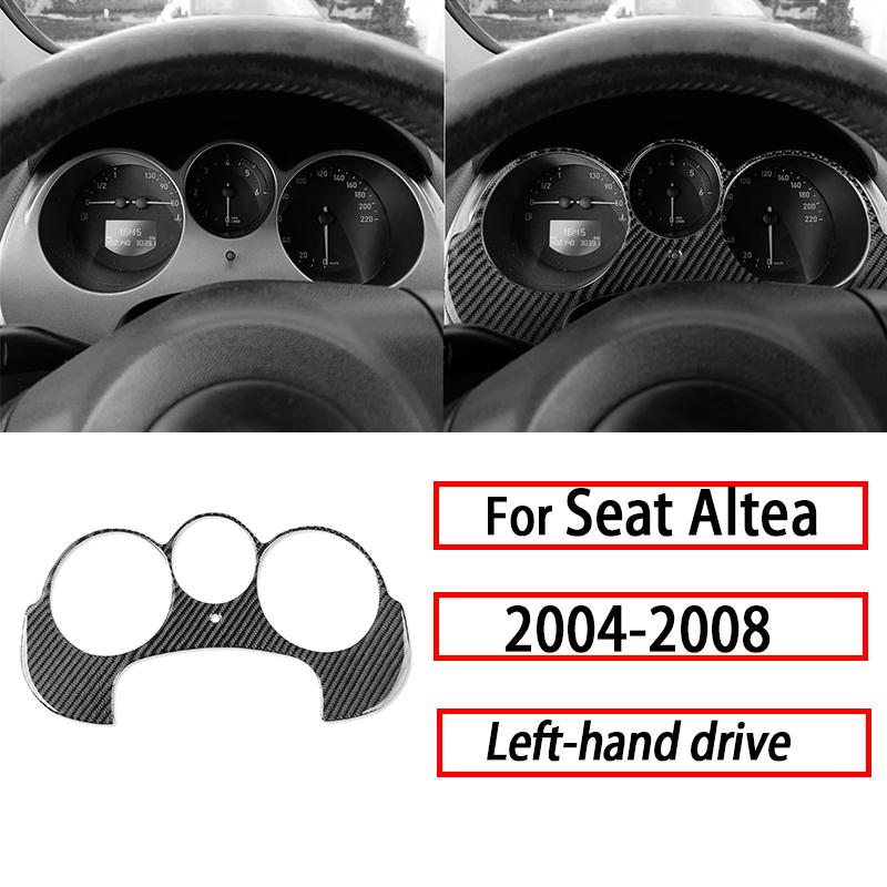 Для Seat Altea 2004-2008 Карбоновые Декоративные Наклейки на Центральную Консоль, Воздуховоды, Панель CD, Спидометр, Ручку Двери