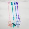 Infant Baby Dummy Pacifier Teether Soother Spring Nipple Clip Chain Strap Holder for Toddler Kids