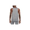 Nike Rise 365 Solid Logo Crew Neck Running Comfortable No Sleeves Tank Men Tops Slate-Grey CZ9179-011