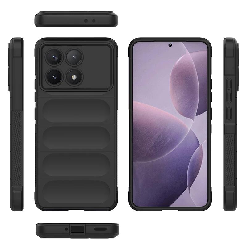 Для Xiaomi Poco X3 X4 X5 X6 Pro X3 NFC задняя крышка телефона чехол мягкий жидкий силикон противоударный защитный чехол Funda Coque