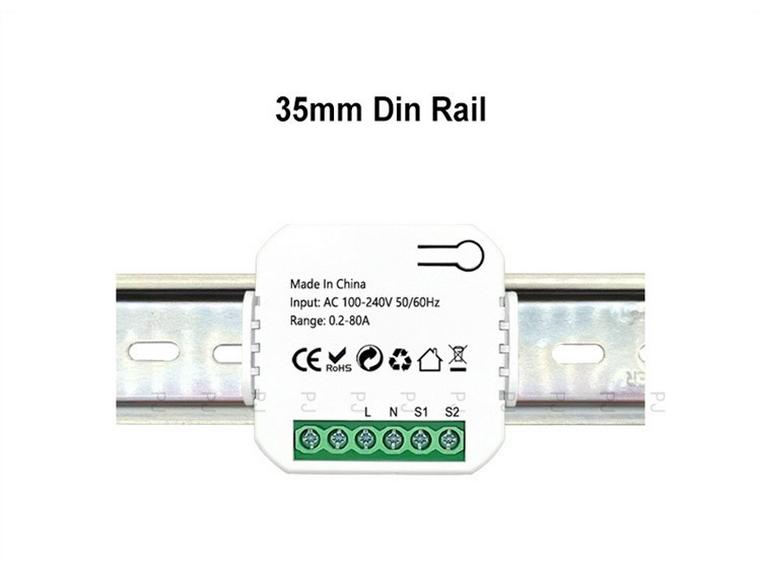 Умный счетчик Tuya Zigbee с трансформатором тока