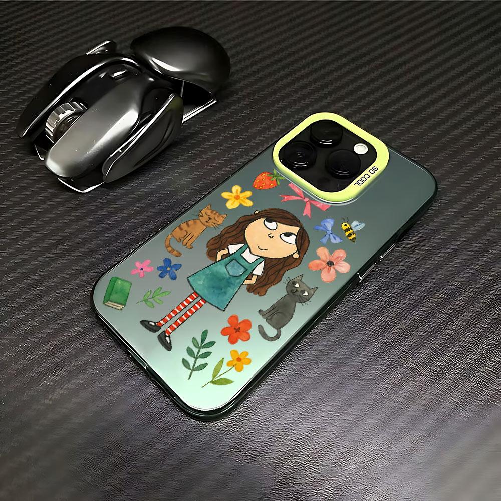 Cartoon Charlie and Lola Phone Case for Samsung Galaxy A37 A57 A17 A07 A06 A35 A55 A25 A05S A56 A54 A36 A34 A24 A26 4G 5G Cover
