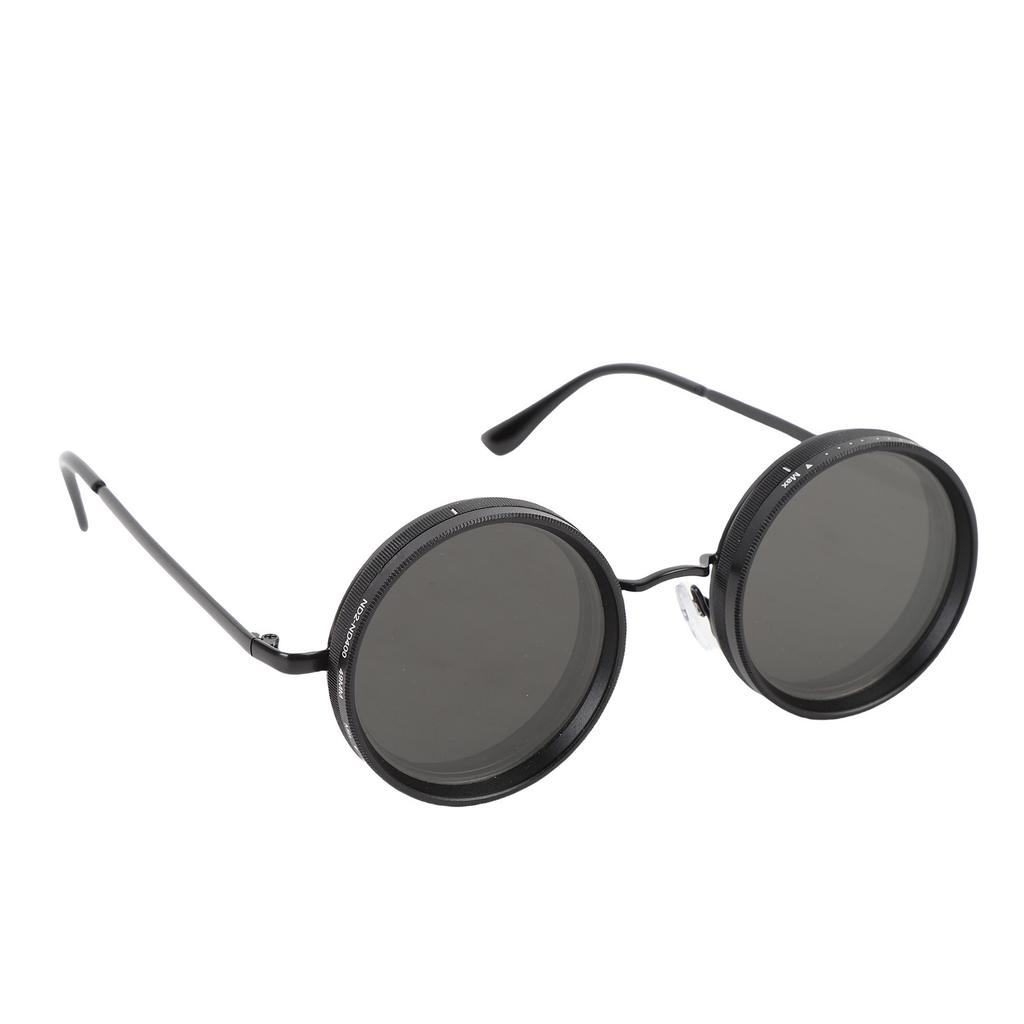 Регулируемые солнцезащитные очки с переменным затемнением, круглые линзы 49 мм, солнцезащитные поляризационные очки с ND-фильтром для мужчин, для рыбалки