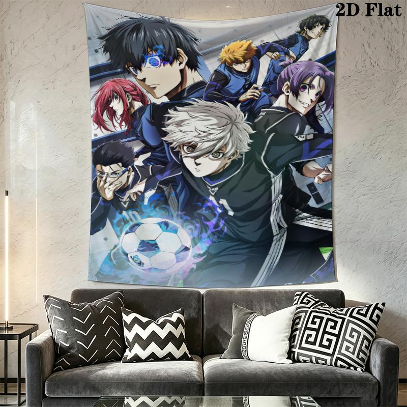 BlueLock Wall Tapestry Aesthetic Wall Hanging Printed Fabric Blanket Decorative Tapestries for Bedroom Living Room Home Decor