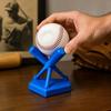 PLA Mini Baseball Stand Holder Three Baseball Bats Shaped Golf Ball Display Stand  Softball