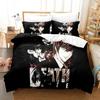 Новый комплект постельного белья Death Note Single Twin Full Queen King Size Bed Set Adult Kids Bedroom Duvet Cover Sets 3D Anime Bed Sheet Set