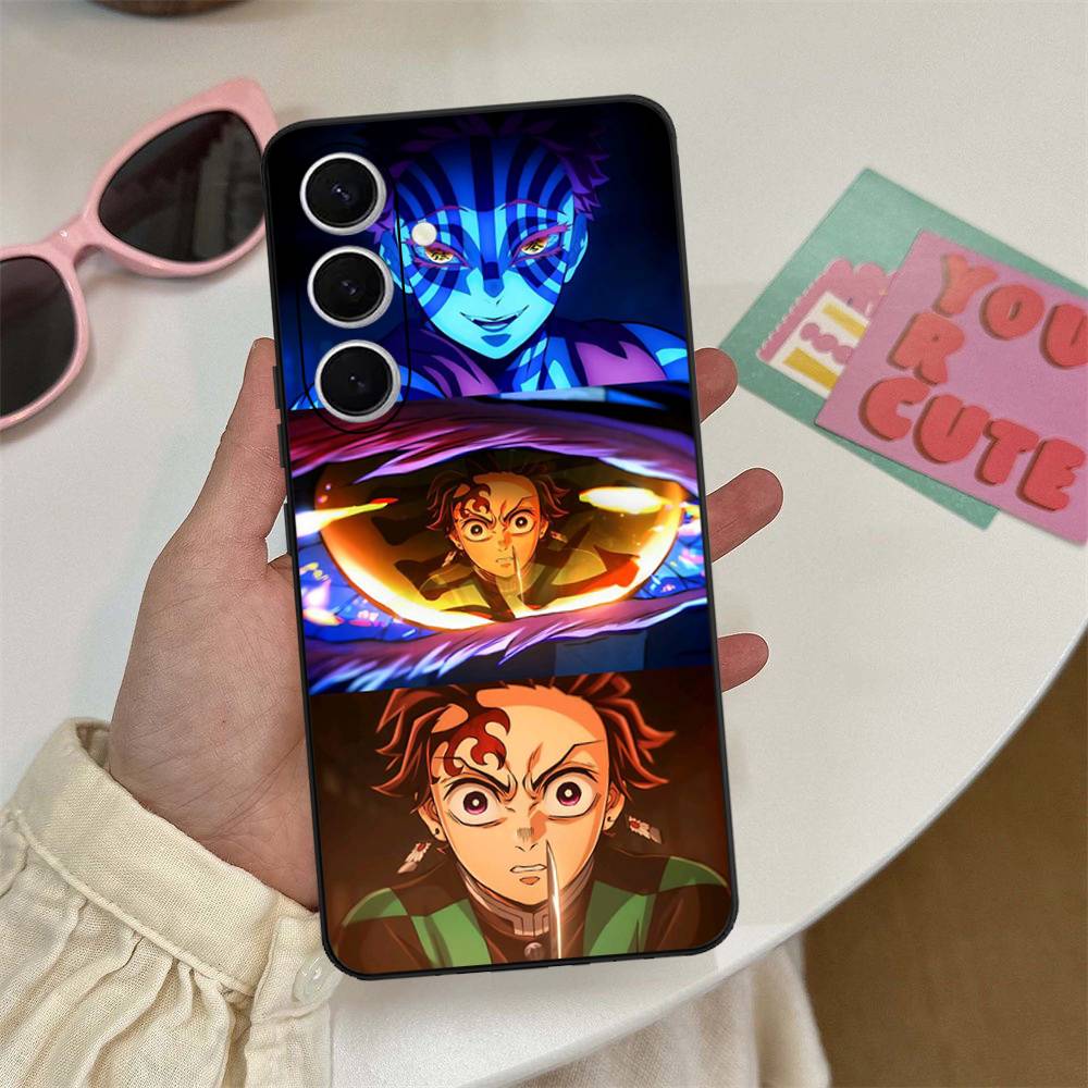 Чехол для телефона D-Demon S-Slayer Akaza Для Samsung S 24 Fe 25 Ultra Plus 20 Lite 21 30 22 23 24 22 Ultra 5G Fundas