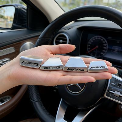Декоративная накладка-стикер на руль автомобиля AMG для Mercedes Benz AMG GLC W203 W206 W220 W205 W211 W212 W201 W210 W108 W168 W124