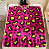 New Arrived! Colorful Leopard Themed Blankets for Friends Son Daughter Wife Birthday Holidays Christmas Fashion Gift Fast Arrive