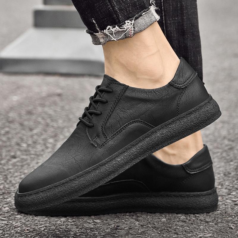 Кожаная обувь для мужчин, модельные туфли, офисные деловые туфли без шнуровки для мужчин, модные кроссовки, кожаная повседневная обувь