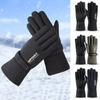 Waterproof Winter Ski Gloves Keep Warm Driving Gloves Simple Men Mittens Outdooor