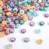 10/20/50 шт. Ассорти из европейских бусин для рукоделия, разноцветные стразы, бусины-разделители с большим отверстием для браслетов и подвесок своими руками, принадлежности для изготовления ювелирных изделий