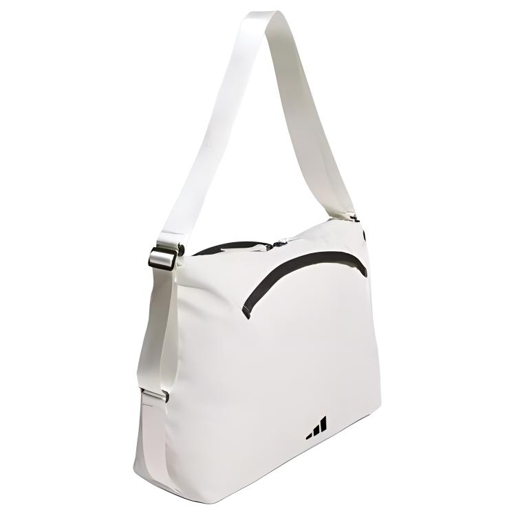 New Adidas Recycled Polyamide Nylon Shoulder Bag Women's Jade White JL7511