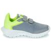 Adidas Tensaur Slip Resistant Abrasion Resistant Low top Running Shoes Gray Green Kids' IG1239