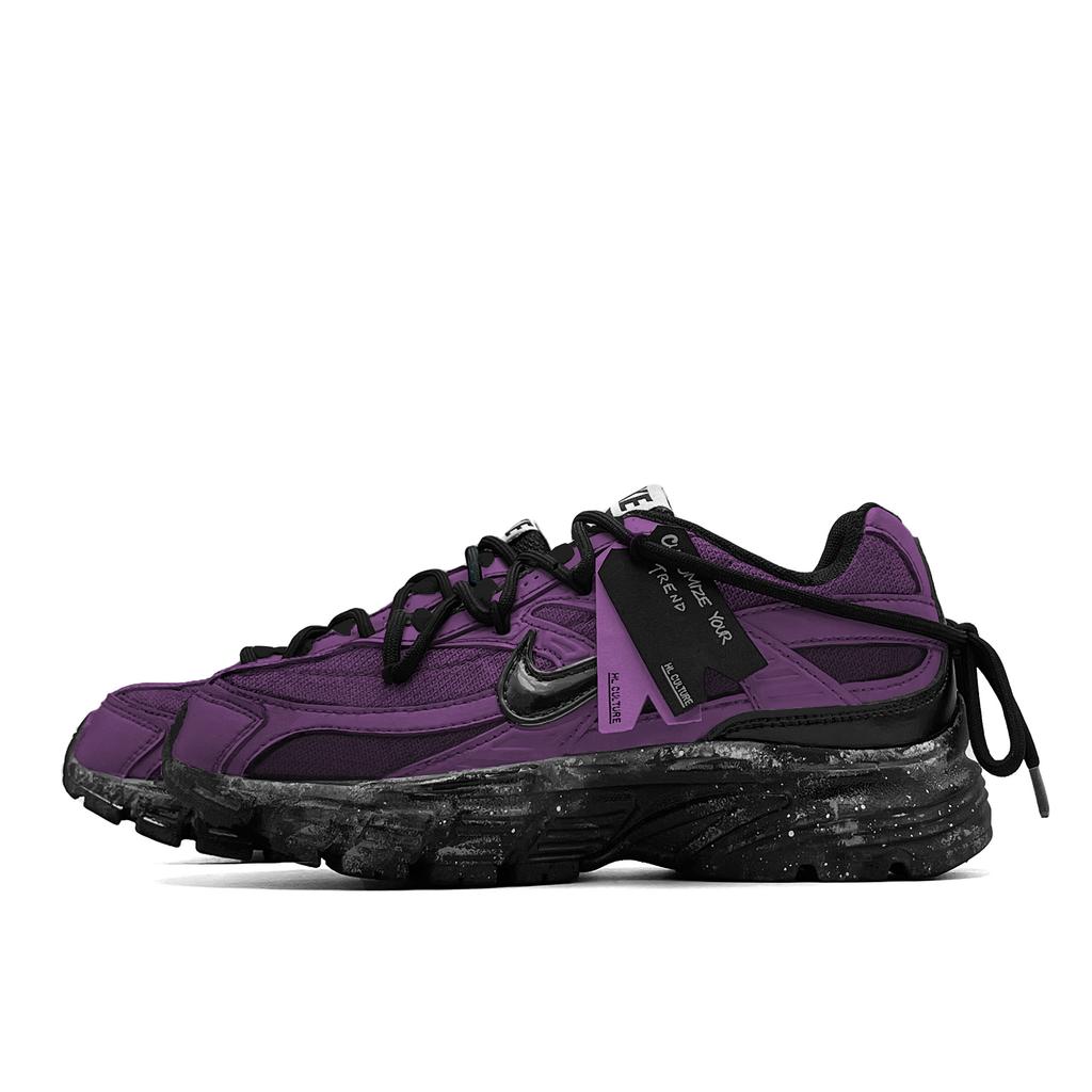 Nike Инициатор Износостойкий Поддержка Низкие Повседневные Городские Для Поездок Беговые Кроссовки Унисекс Черный Фиолетовый 394055-100(Команда476-Рекс)