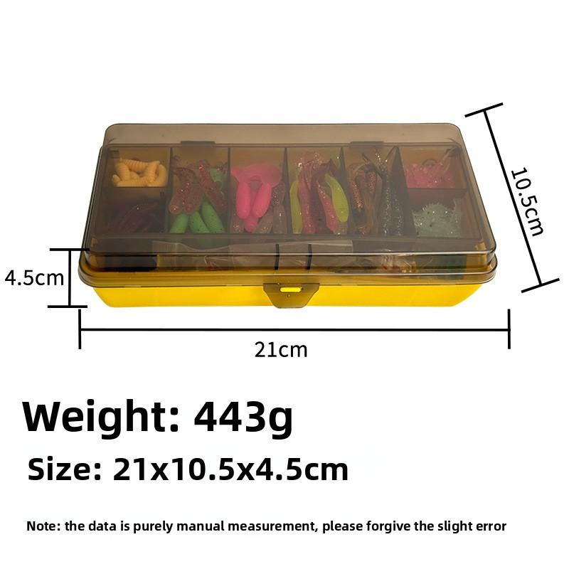 Double-layer Bait Box Set 302 Pieces 443g Accessories Lure Soft & Hard Bait Lead Head Hook Pin