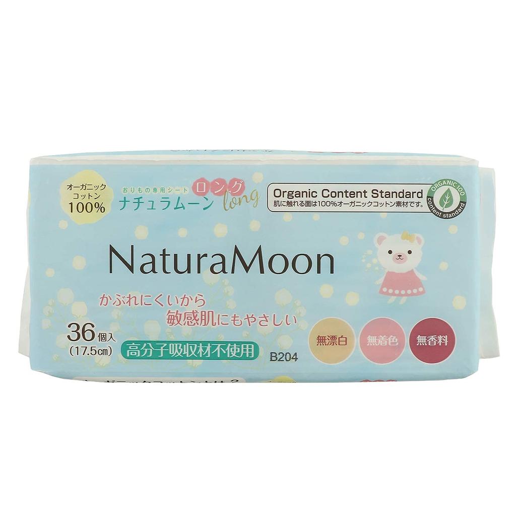 NaturaMoon Простыни для влагалища 36 шт. x 3 упаковки одноразовые тканевые салфетки без полимера для выделений, длинные, набор, впитывающие, неполимерные,