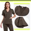 Unisex Quick-Drying Stretch Scrub Suit for Medical and Spa Professionals