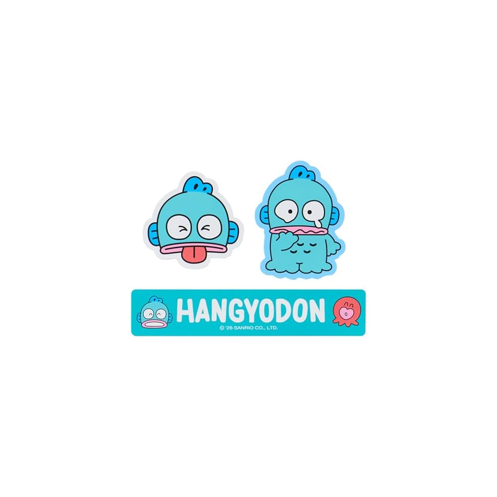 Набор наклеек Sanrio Хангёдон Bad Badtz-Maru Забавный дизайн лица Возраст 3+