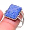 Lapis Lazuli Handmade 925 Sterling Silver Jewelry Ring Size 10 r1M34