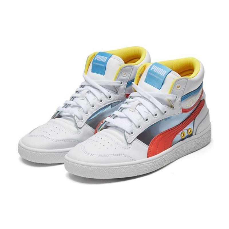 PUMA Ralph Sampson Mid Glass Unisex Mid Skate Shoes White 371582-02
