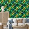 Green and Sea Ink Wallpaper for Living Room and Bedroom 50x1000