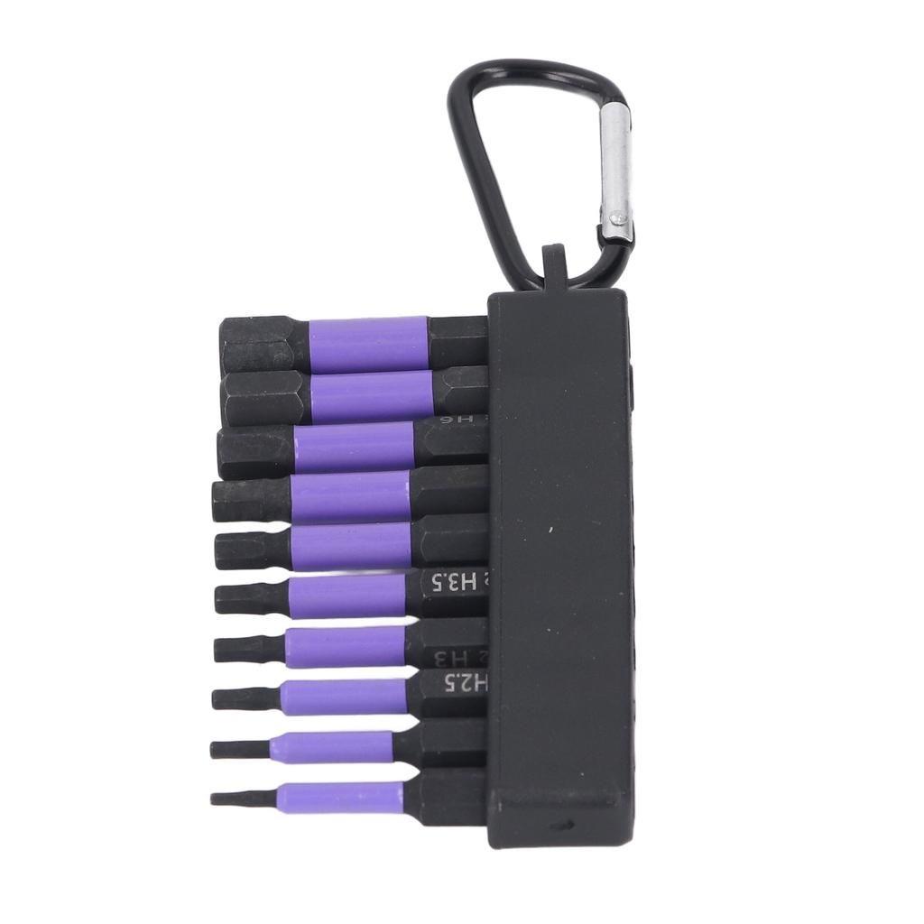 Набор из 10 бит для отверток с шестигранным хвостовиком 2 дюйма, высокопрочные магнитные биты для отверток