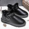 Модные зимние лыжные ботинки Fashion Plus Velvet Warm Snow Boots Outdoor Plus для тепла Мужская обувь Защита от холода Противоскользящая мужская обувь