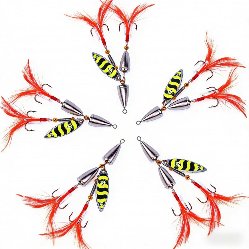 Lure spinning spinnerbait5One Pack9.5CM9.3GBionic artificial bait for freshwater fishing, specifically for largemouth bass