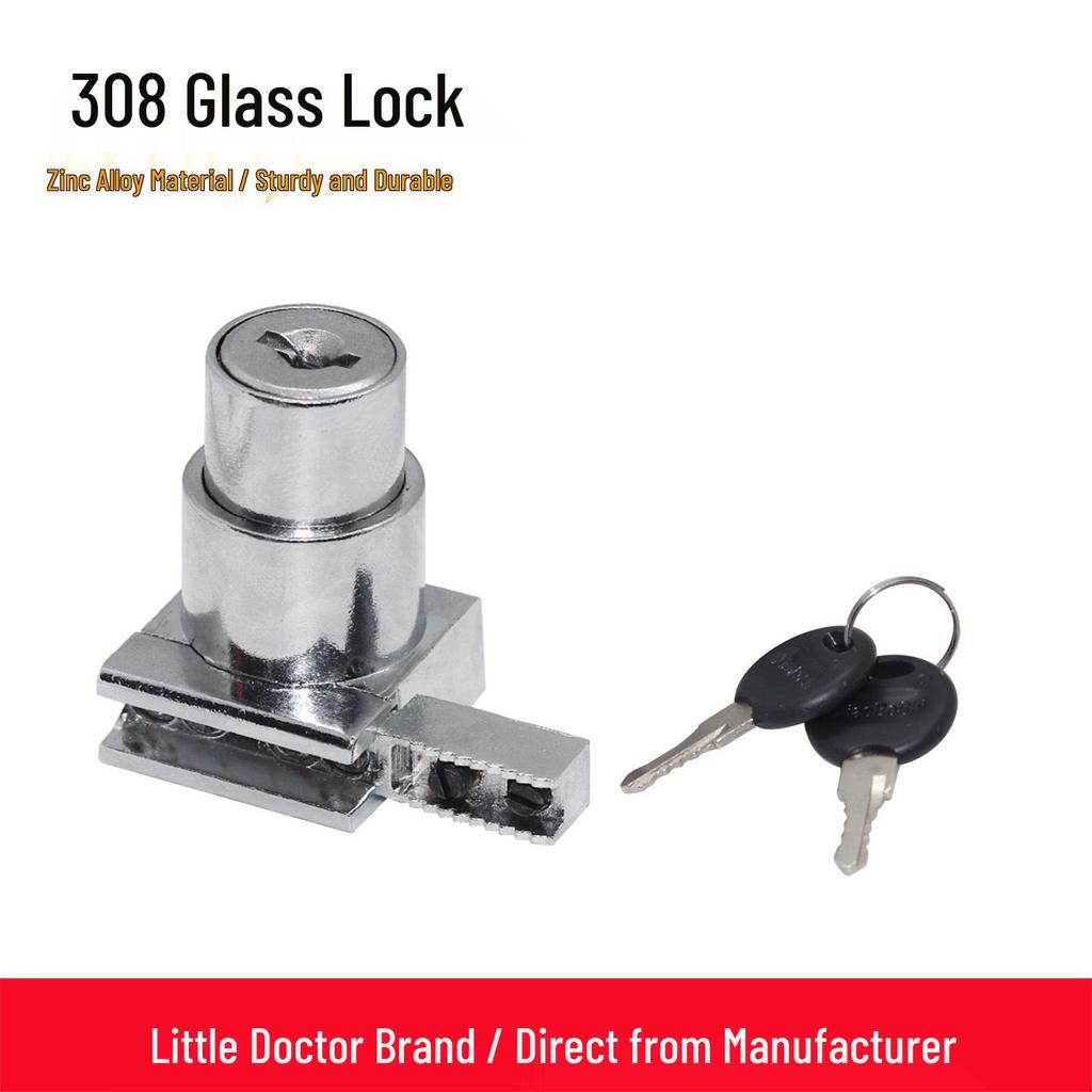 Замок для стеклянного раздвижного шкафа-витрины Little Doctor 308