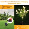 Realistic Solar Artificial Flower Light Gardenia Flower Waterproof Landscape Lamp  Landscape Decor