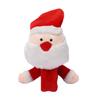 Creative Santa Claus elk pat ring bracelet, cute velvet Christmas gift, pat ring