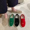 Одиночные мокасины Doudou Shoes для женщин с небольшим ароматом и резиновой обувью Flat Shoes