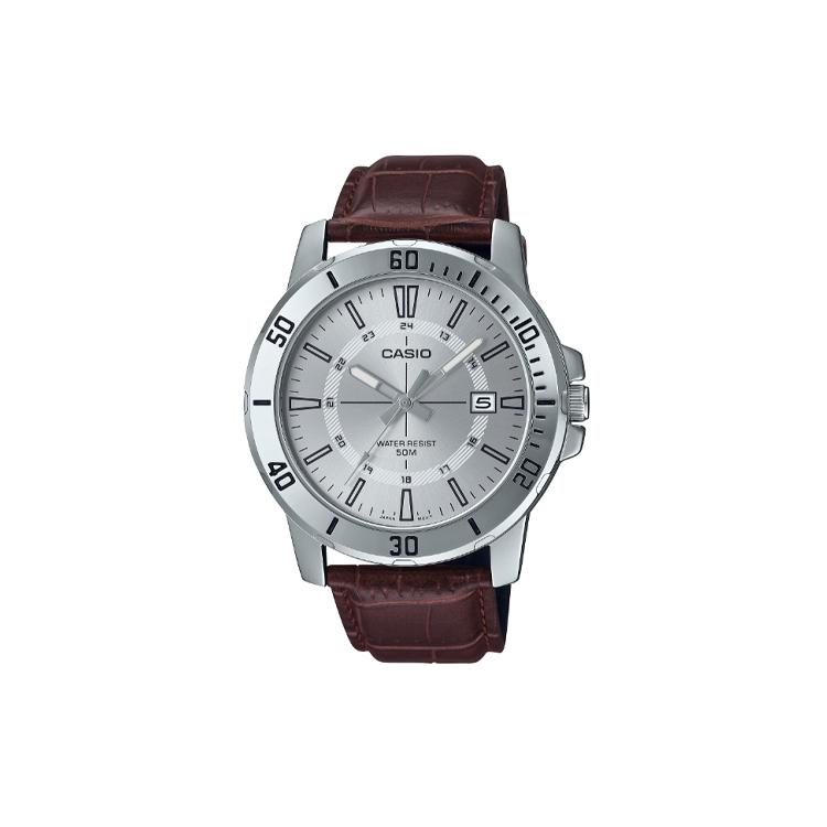Casio Мужские часы стандартной серии Серебристые MTP-VD01L-7C MTP-VD01L-7C