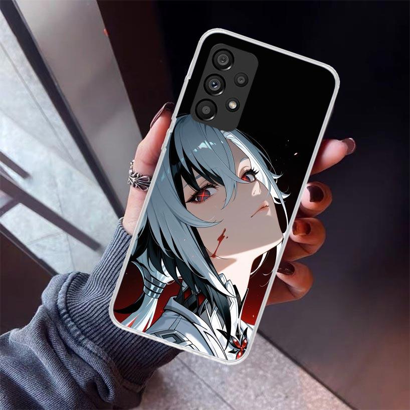 Arlecchino Genshin Impact Phone Case For Samsung Galaxy A52 A51 A50S A32 A22 A12 A02S A72 A71 A31 A70 A30S Note 20 Ultra 10 Plus