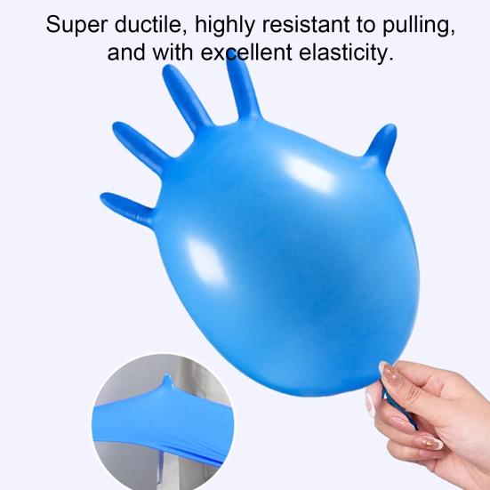 50 шт. Одноразовые нитриловые перчатки Без пудры Латексные Рабочие перчатки Эластичные Устойчивые к проколам Защитные Безопасность